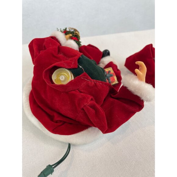 Vintage Santa Claus Shelf Sitter Christmas Decoration FOR PARTS OR REPAIR H - Picture 6 of 8